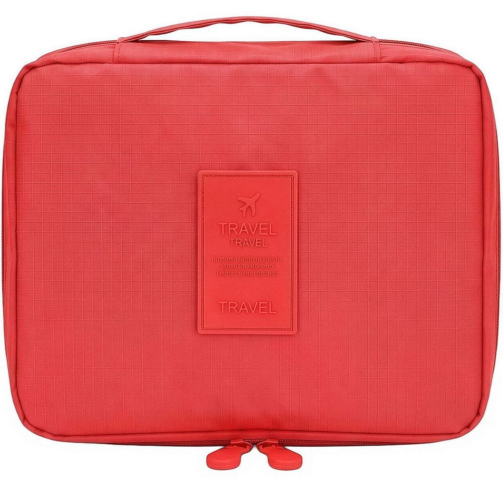 Bolsa Necessaire Maquiagem Organizador Cor Rosa Grande