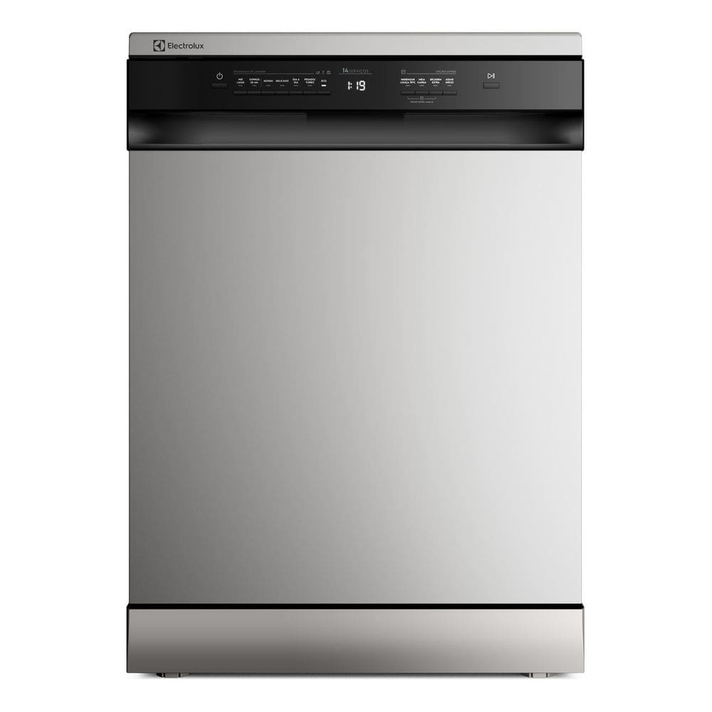 Lava Loucas 14 Servicos Inox Lava E Seca 220v - Electrolux