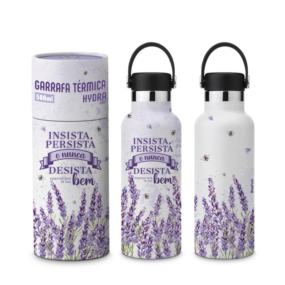 Garrafa Térmica Hydra - Insista, Persista - 500ml - Brasfoot