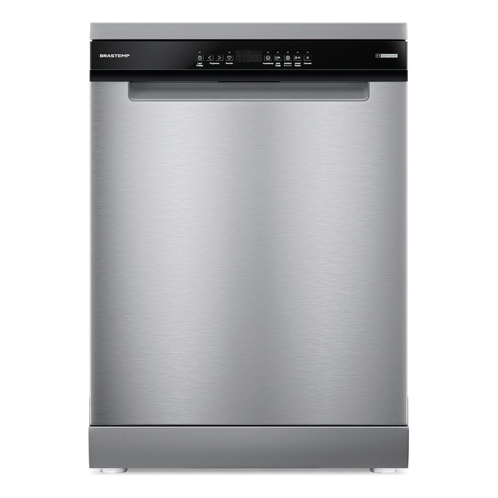 Lava Loucas 14 Servicos Smart Sensor Inox 127v - Brastemp