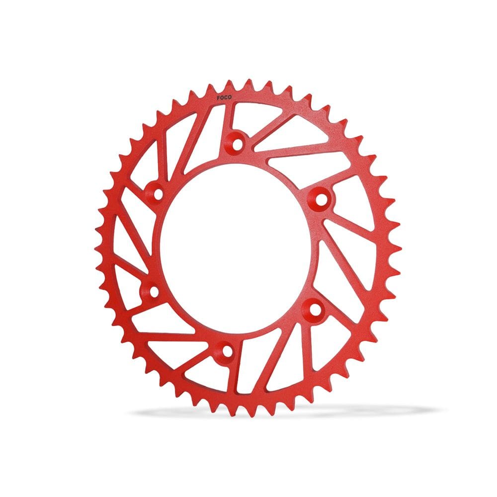 Coroa Aço Premium Foco Racing Vermelho Crf 230 Crf 250f Crf 300f Beta Motocross Trilha