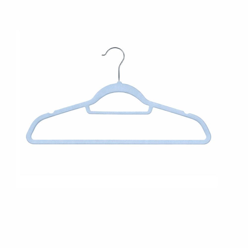 Cabide Veludo Slim Antideslizante para Roupas Adulto 3 Peças