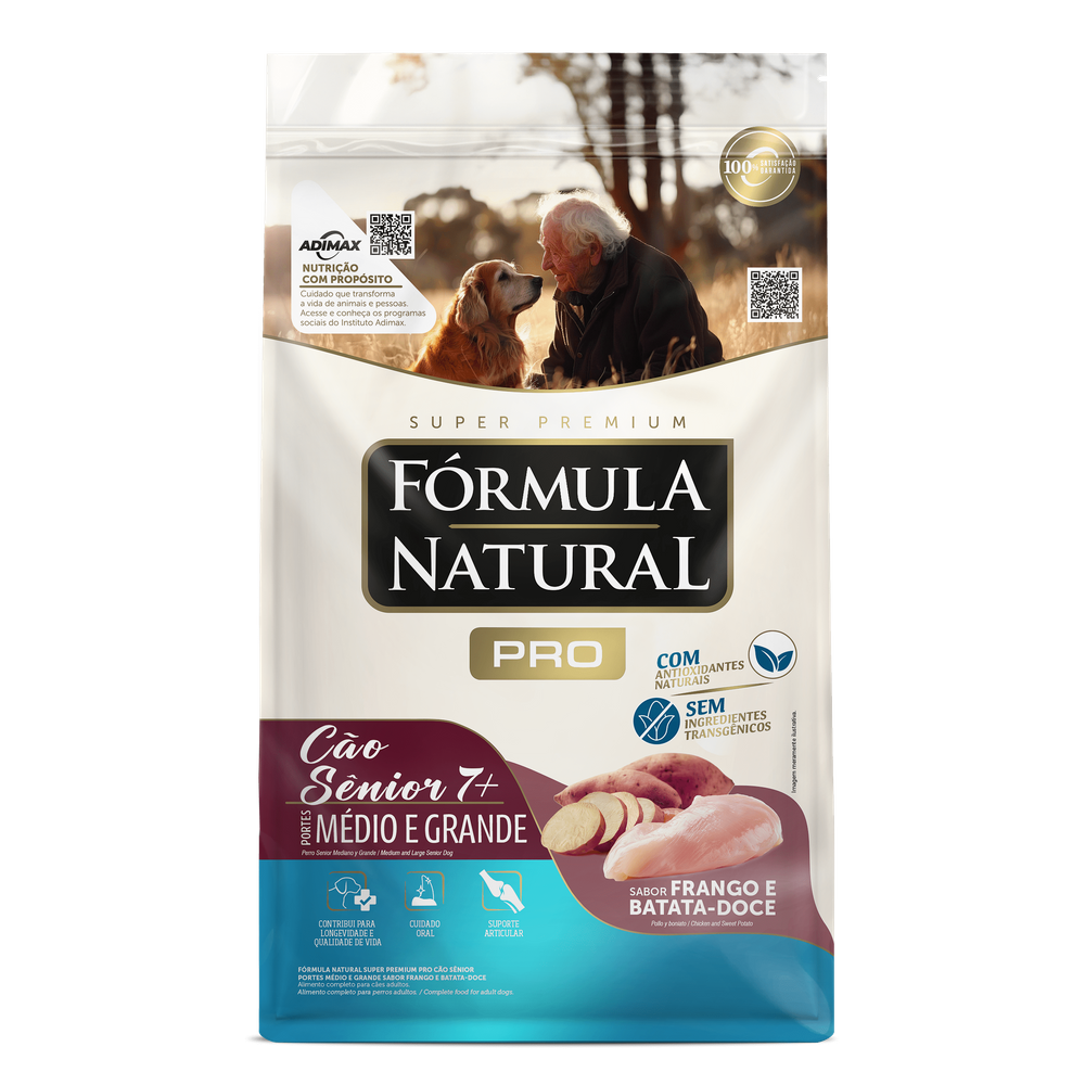 Ração Fórmula Natural Pró Cães Sênior Raças Médias e Grandes 15kg