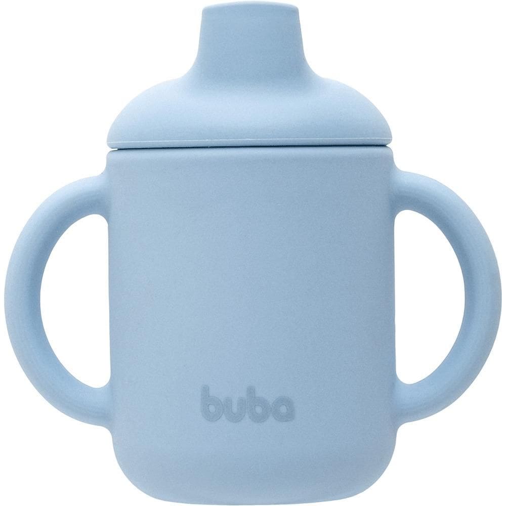 Copo de Silicone Buba De Transição Azul