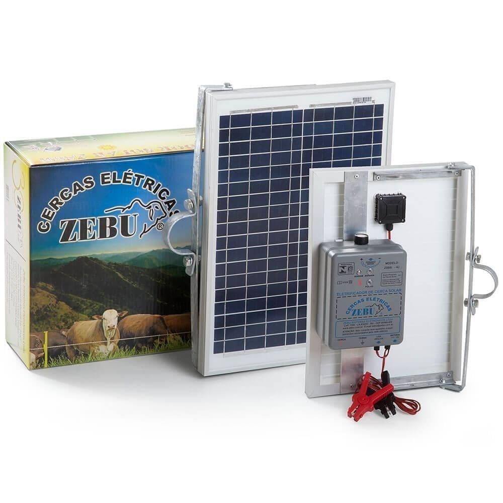 Kit Cerca Eletrica Solar Zebu Zs80i 13005