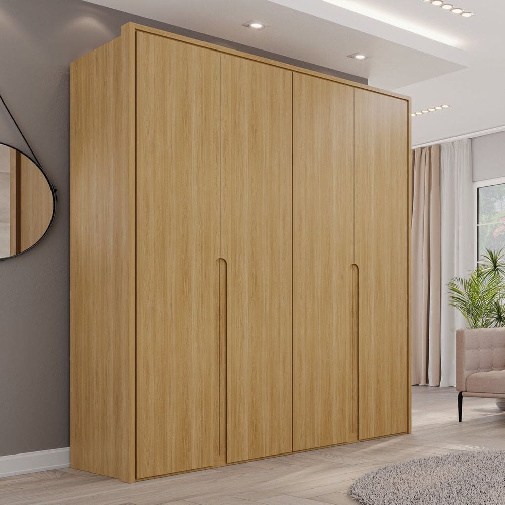 Guarda-roupa 4 Portas 3 Gavetas Lizz Hannover