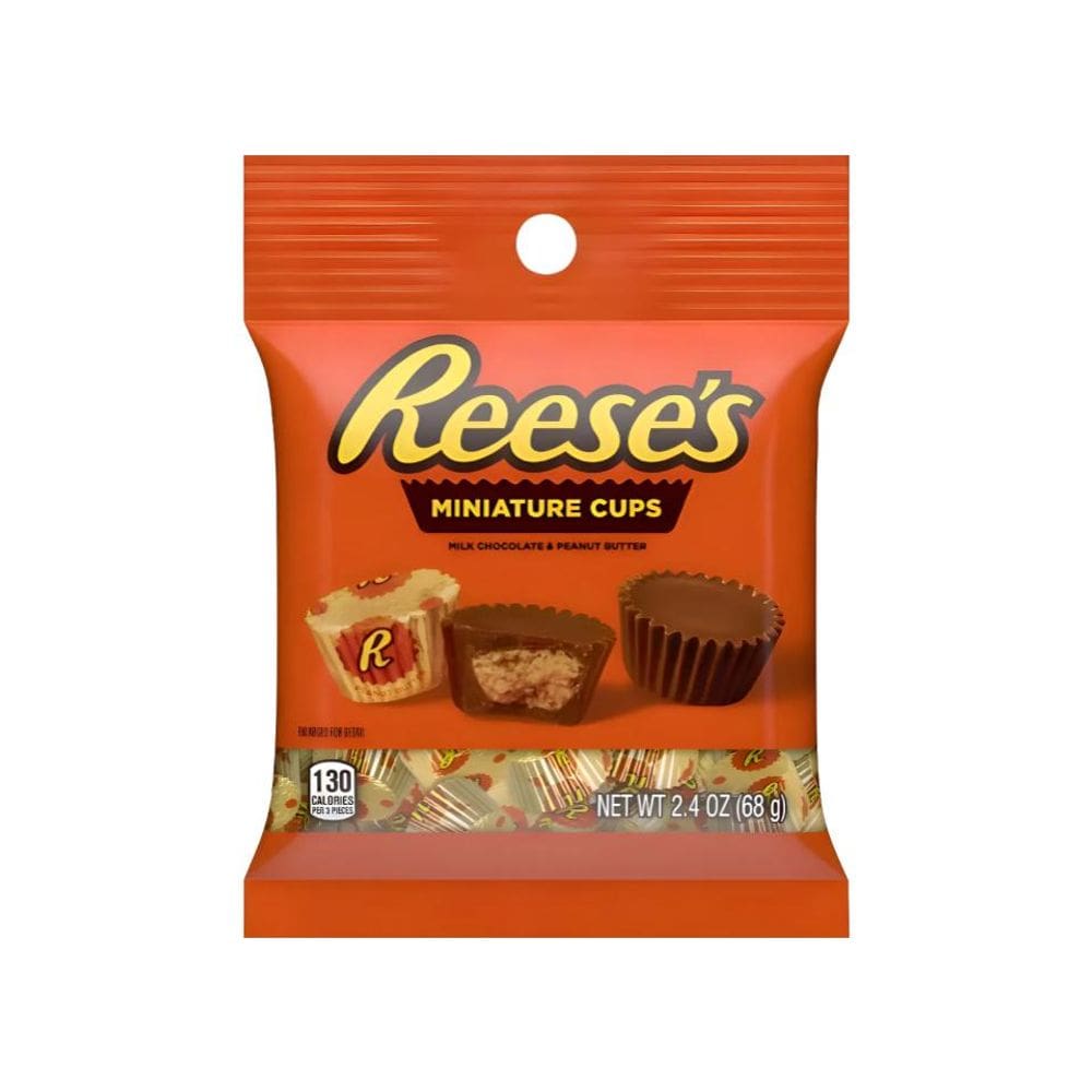 Chocolate Reese`s Miniatures Cup Bag 68g - Importado