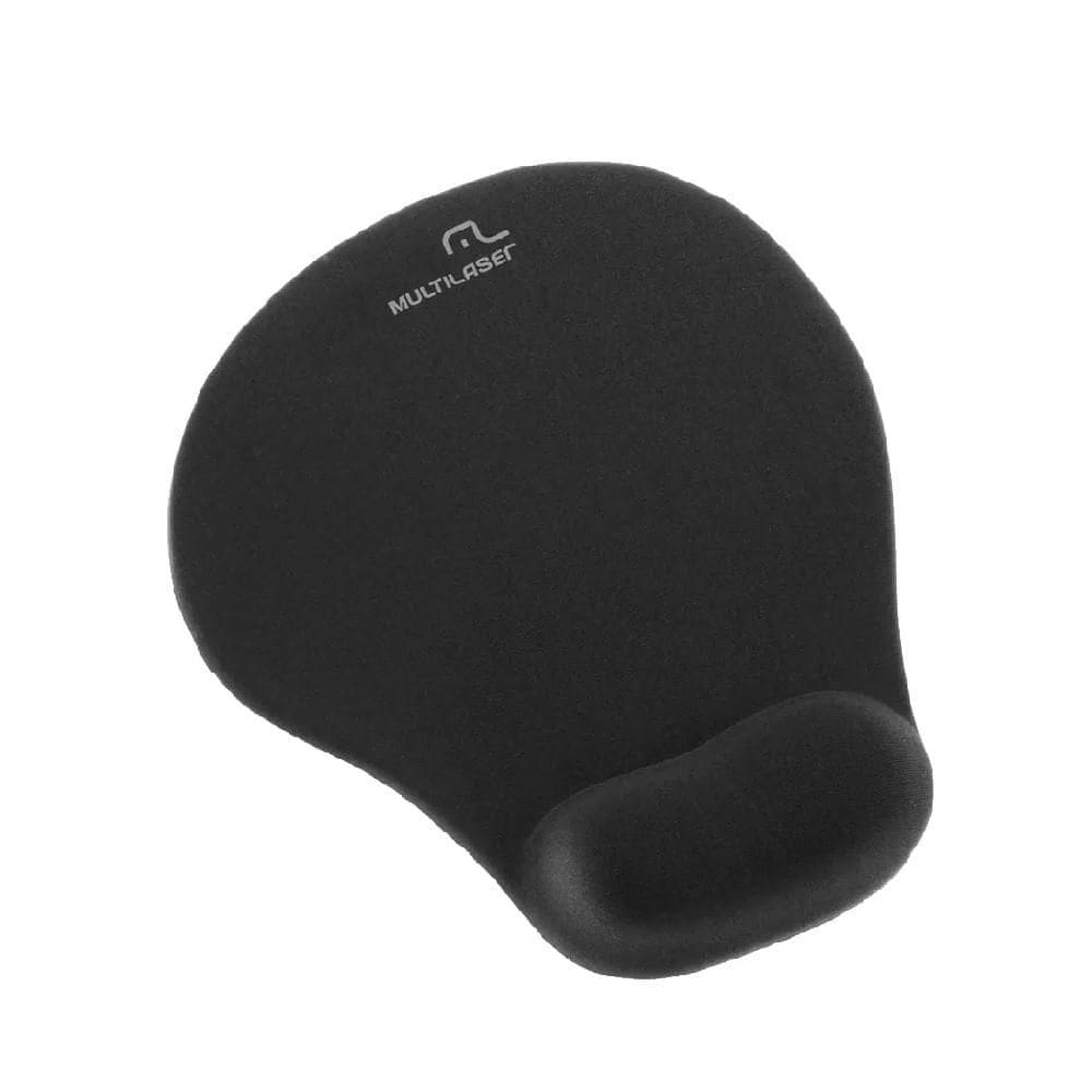 Apoio Mouse em Gel com Apoio Punho Pequeno Preto AC021 - Multilaser