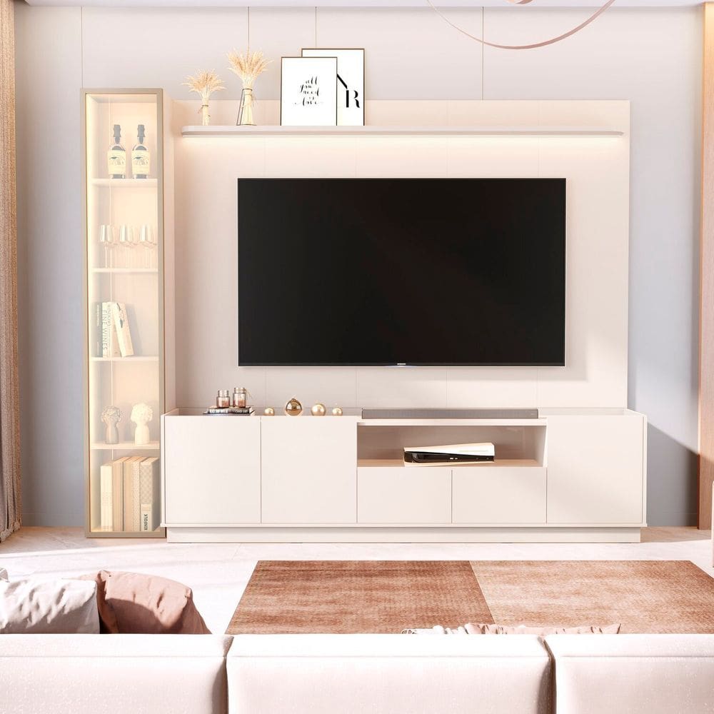 MP - Rack com Pinel para Tv 84 Polegadas Port