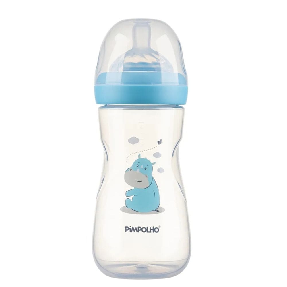 Mamadeira Serena Rinoceronte Azul 330Ml - Pimpolho