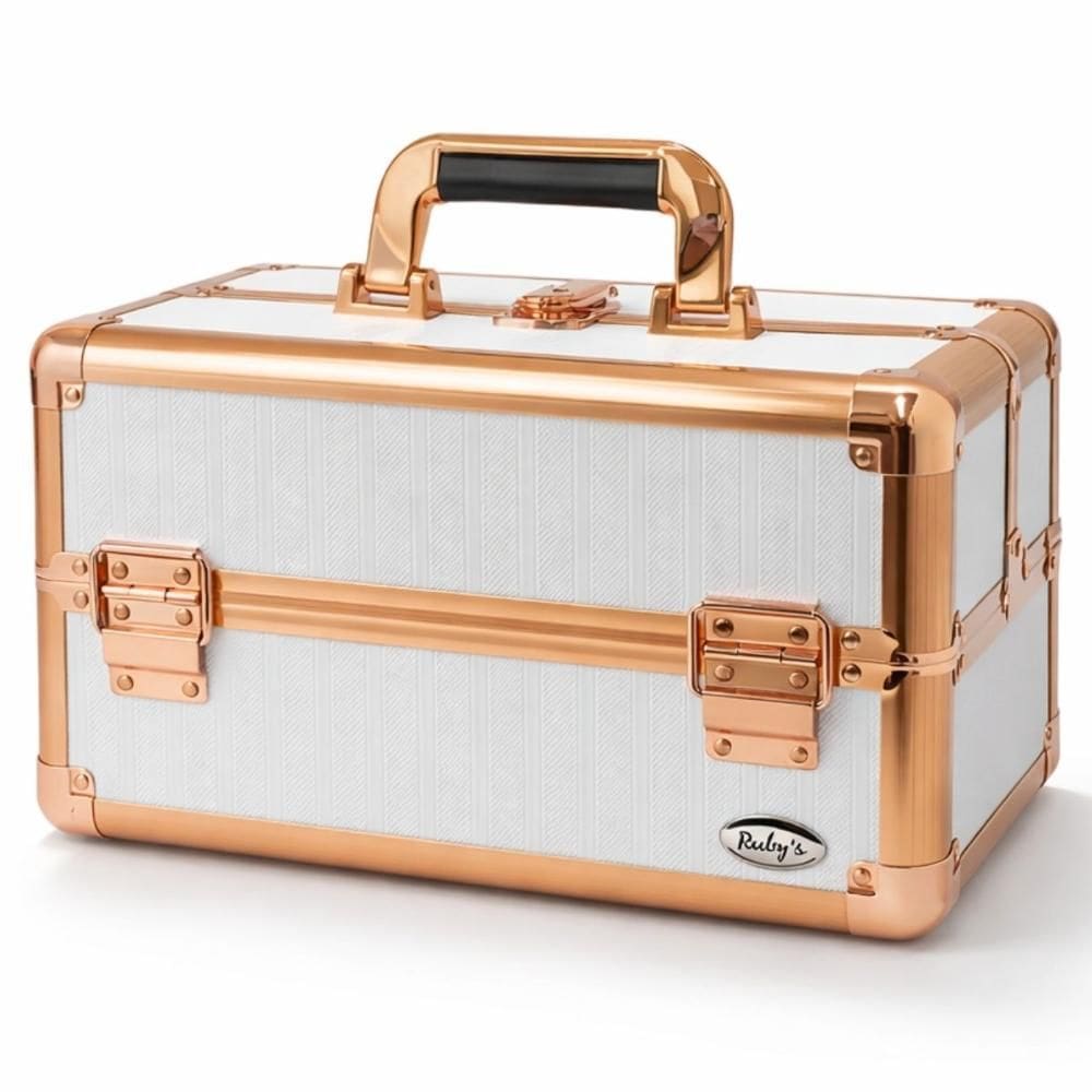 MP - Maleta de Maquiagem Ruby s Branca e Rose
