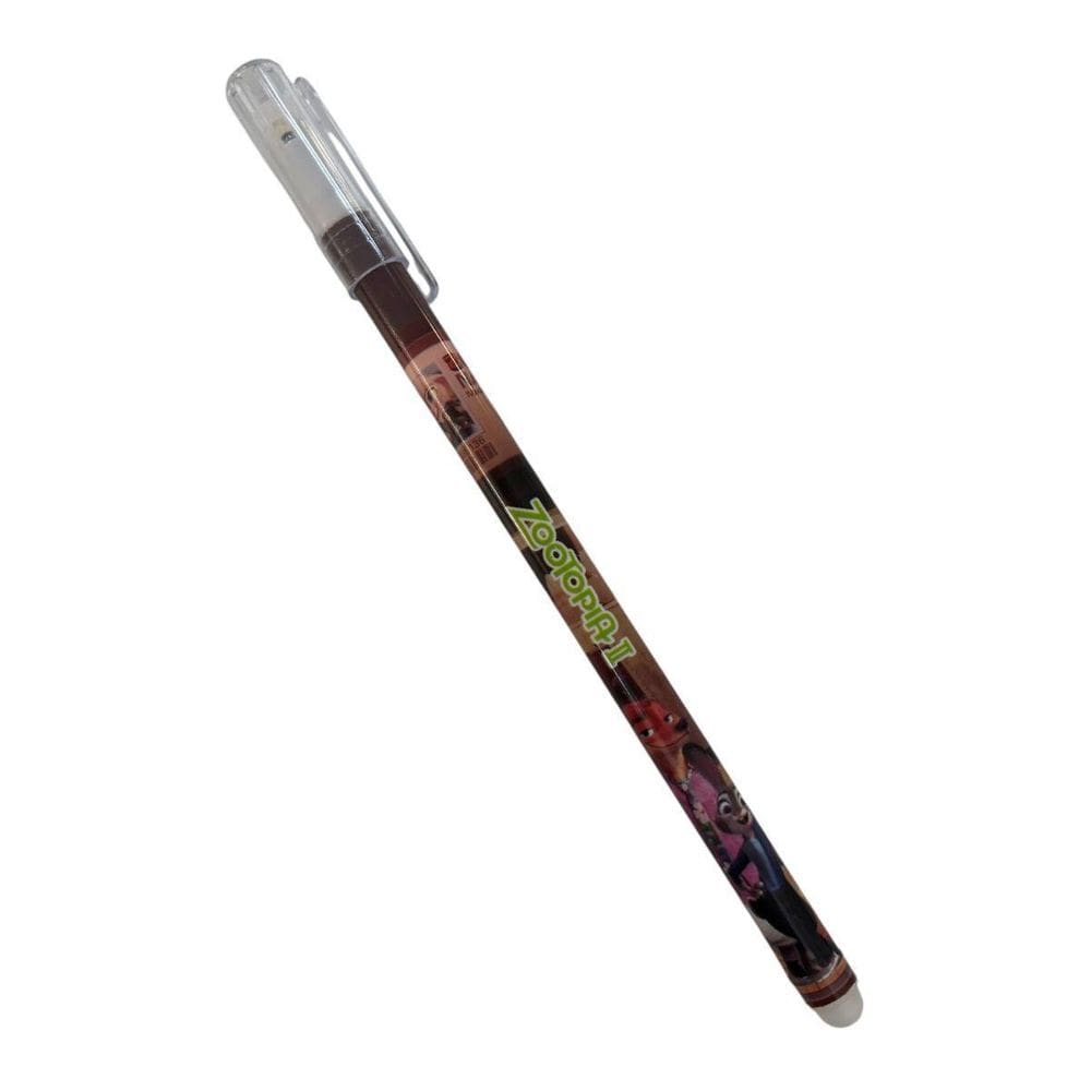 Caneta Gel Azul Apagável Zootopia 0.5Mm Escolar