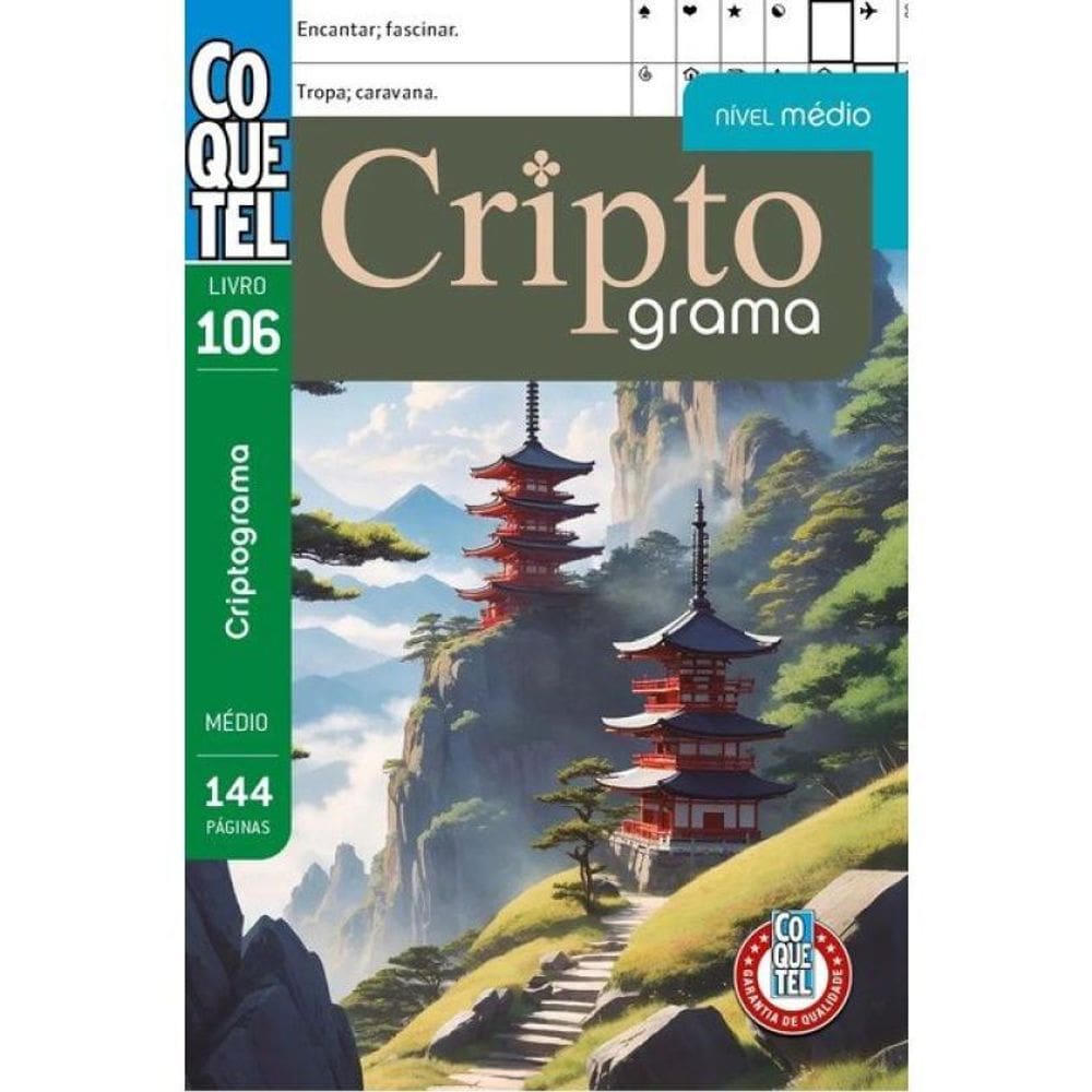 Livro Coquetel Criptograma 106