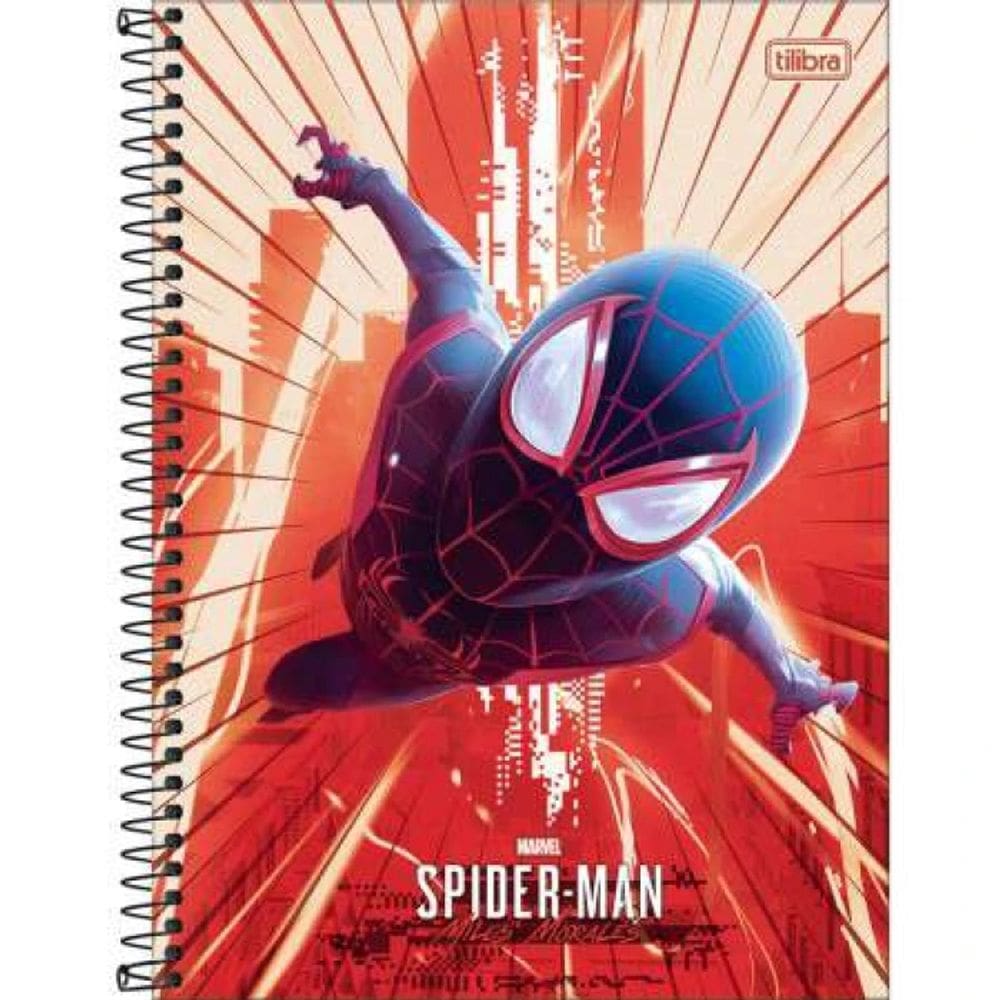 Caderno 10 Mat Spider Game 160 Folhas Tilibra
