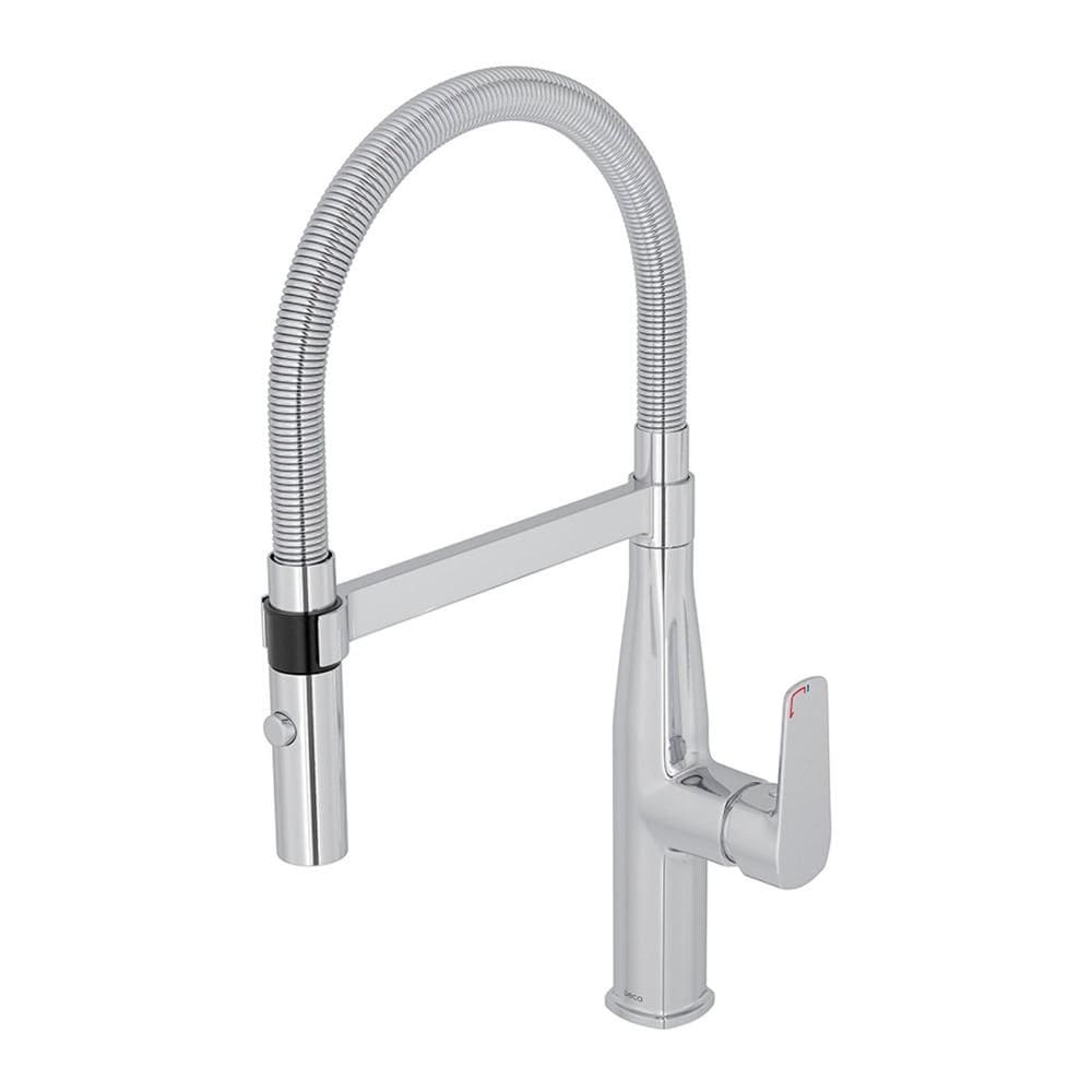 Misturador Monocomando Level Motion de Mesa Cozinha Cromado