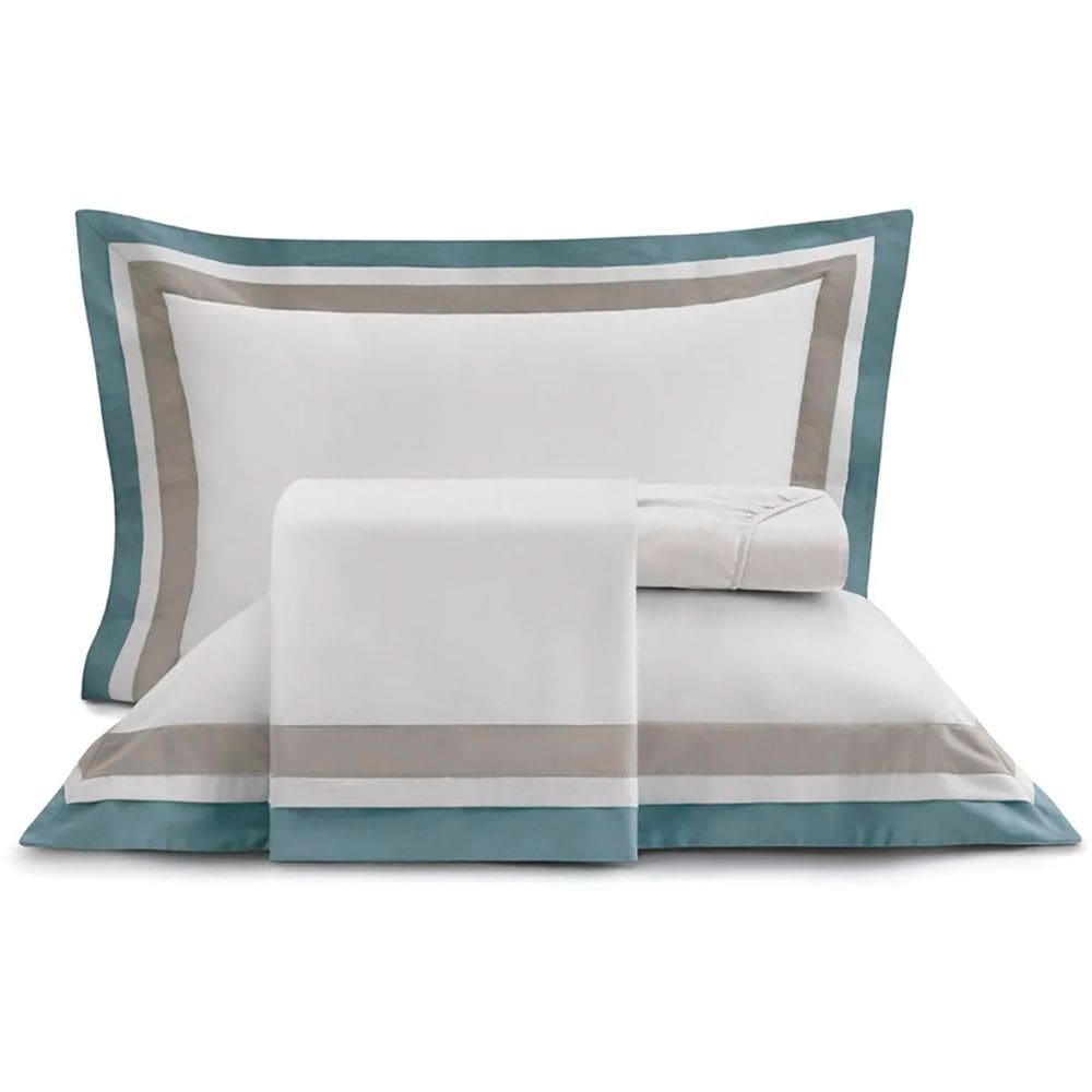 Jogo de Cama Altenburg Versa 200 Fios 4 Peças Queen Branco