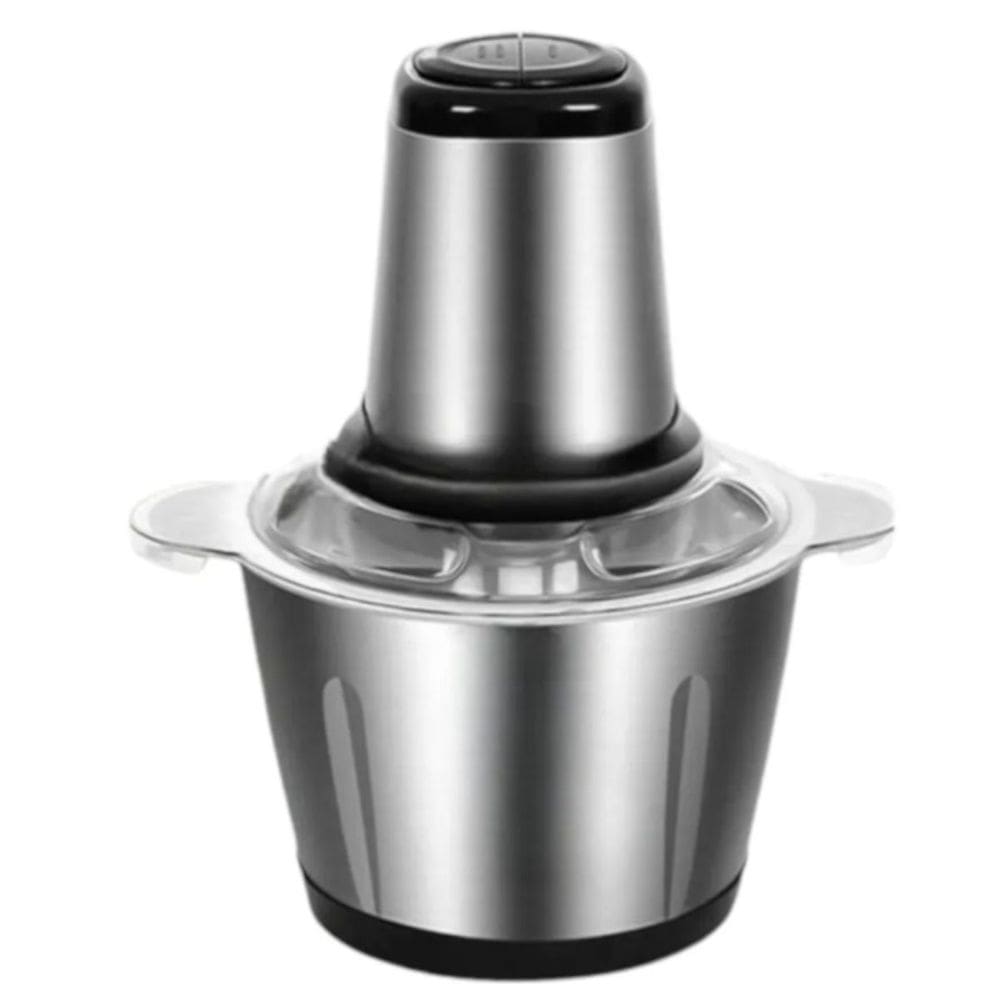 Processador Alimentos 2L 850W Aço Inoxidável 2 Velocidades Picar Moer Liquidificar para Cozinha