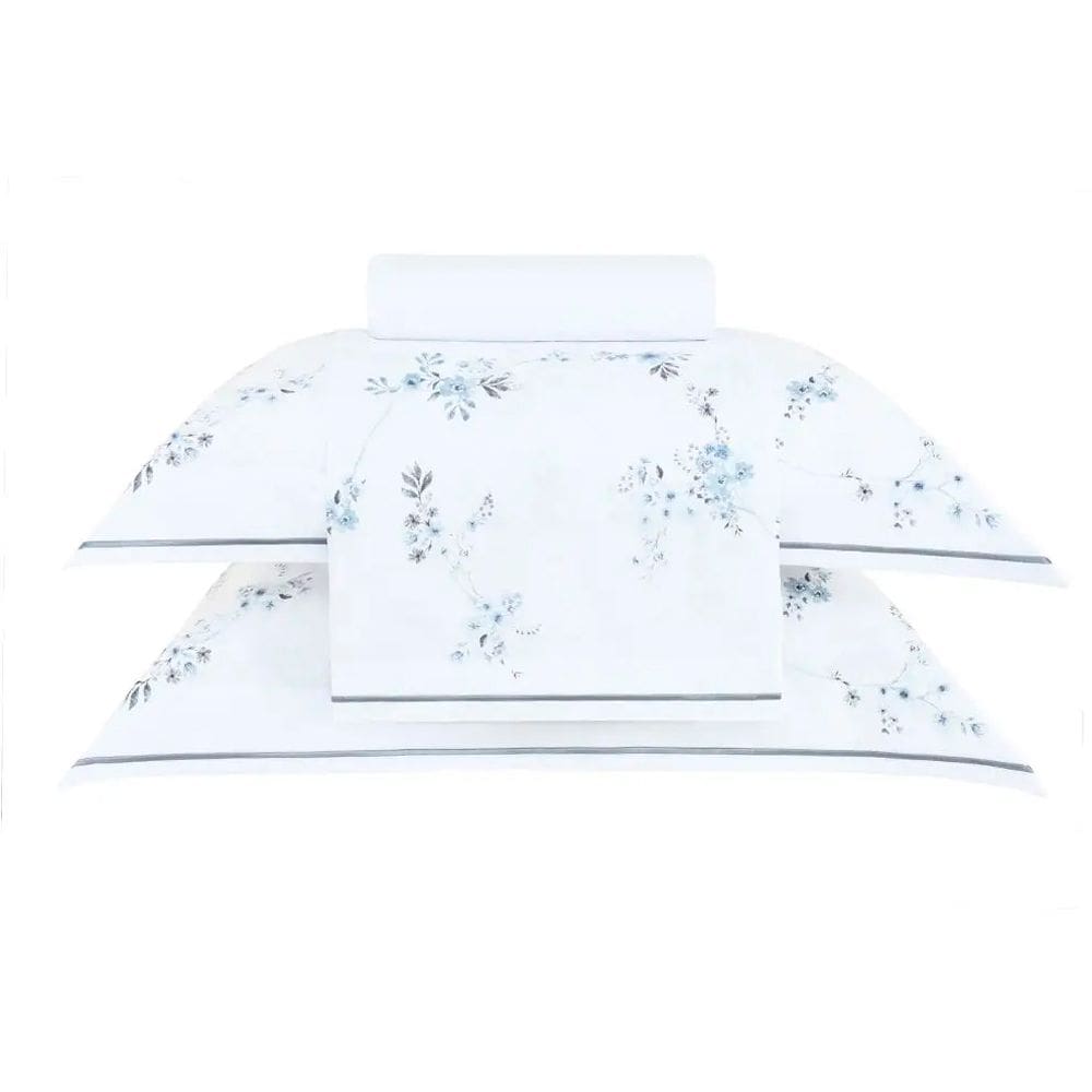 Jogo de Cama Buddemeyer Louise 200 Fios Queen Azul