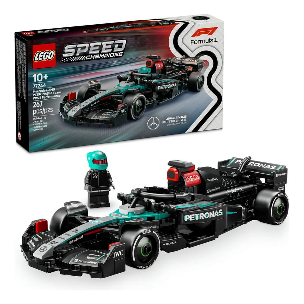 Lego Speed Champions 77244 Formula1 Mercedes Petronas 267pçs