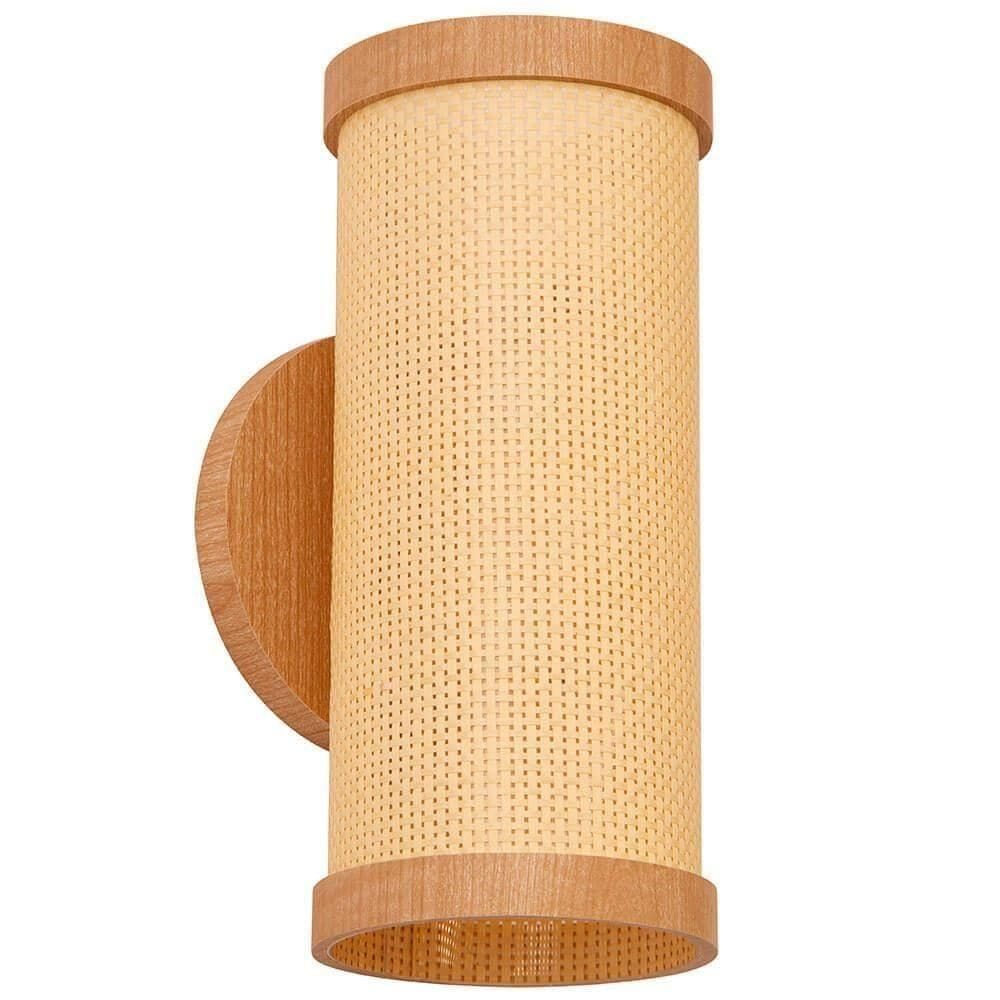 Arandela Muller Straw Duo Palha Natural G9 Led 2512na