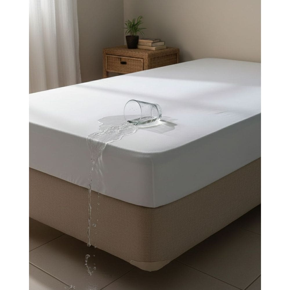 Capa Protetora Impermeável para Colchão Solteiro Sultan com Elástico e Tecido Repelente a Líquidos