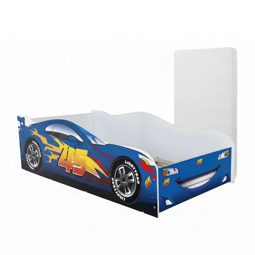 Cama Infantil Adesivada Meninas Meninos 100% MDF Com Colchão