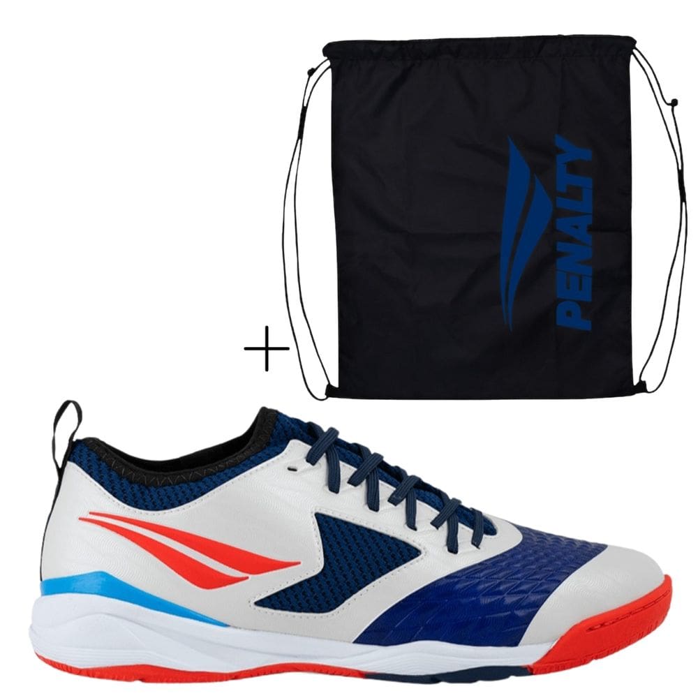 Kit Chuteira Futsal Penalty Max 1000 CBFS+Sacola Esportiva