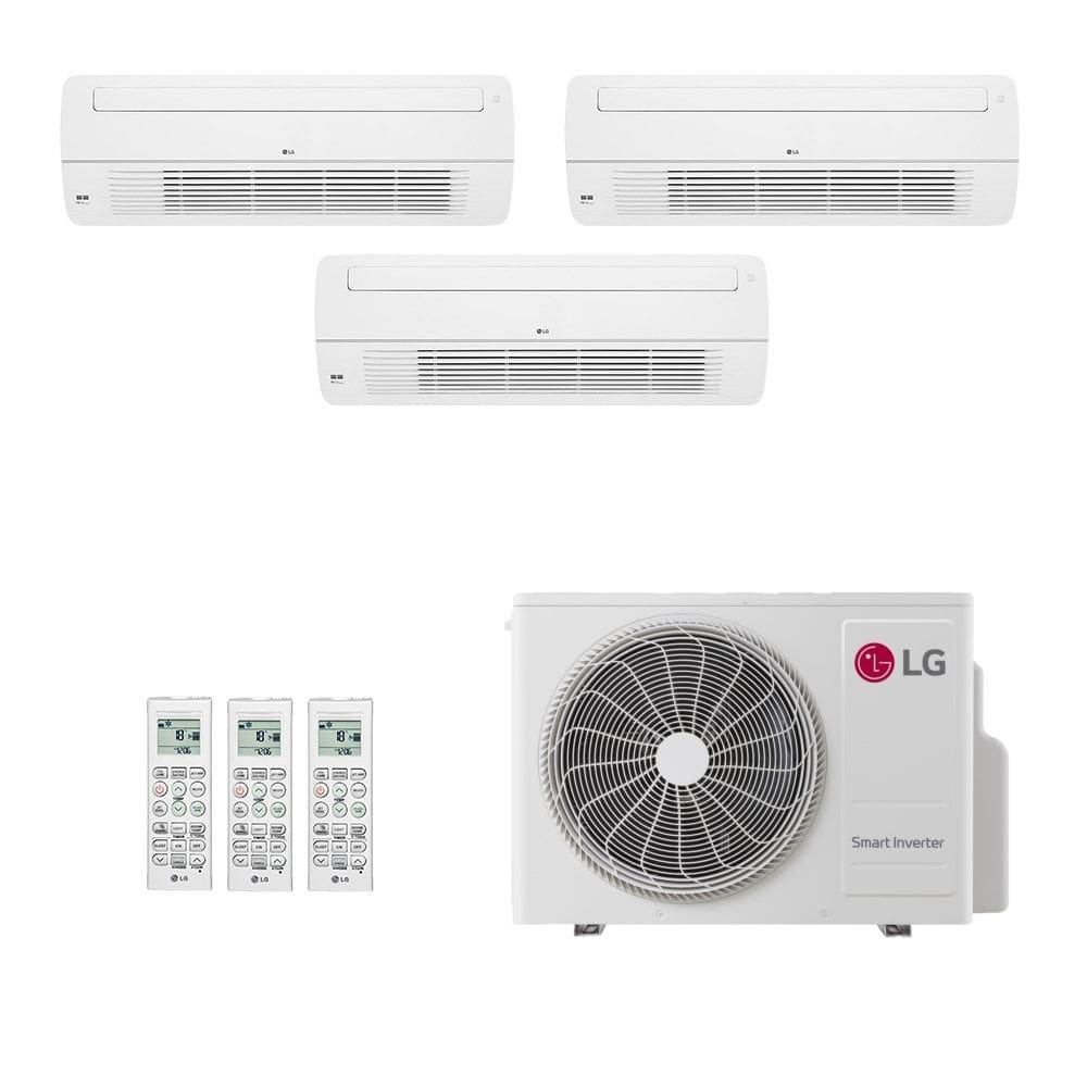 Ar-Condicionado Multi Split Inverter LG 30.000 (2x Evap Cassete 1 Via 7.000 + 1x Evap Cassete 1 Via 24.000) Só Frio 220V