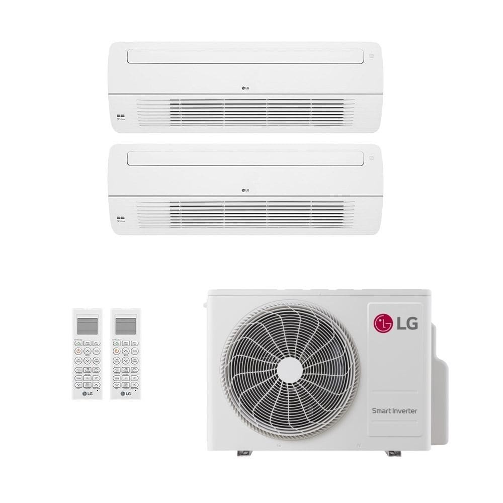 Ar-Condicionado Multi Split Inverter LG 36.000 (1x Evap Cassete 1 Via 7.000 + 1x Evap Cassete 1 Via 24.000) Só Frio 220V