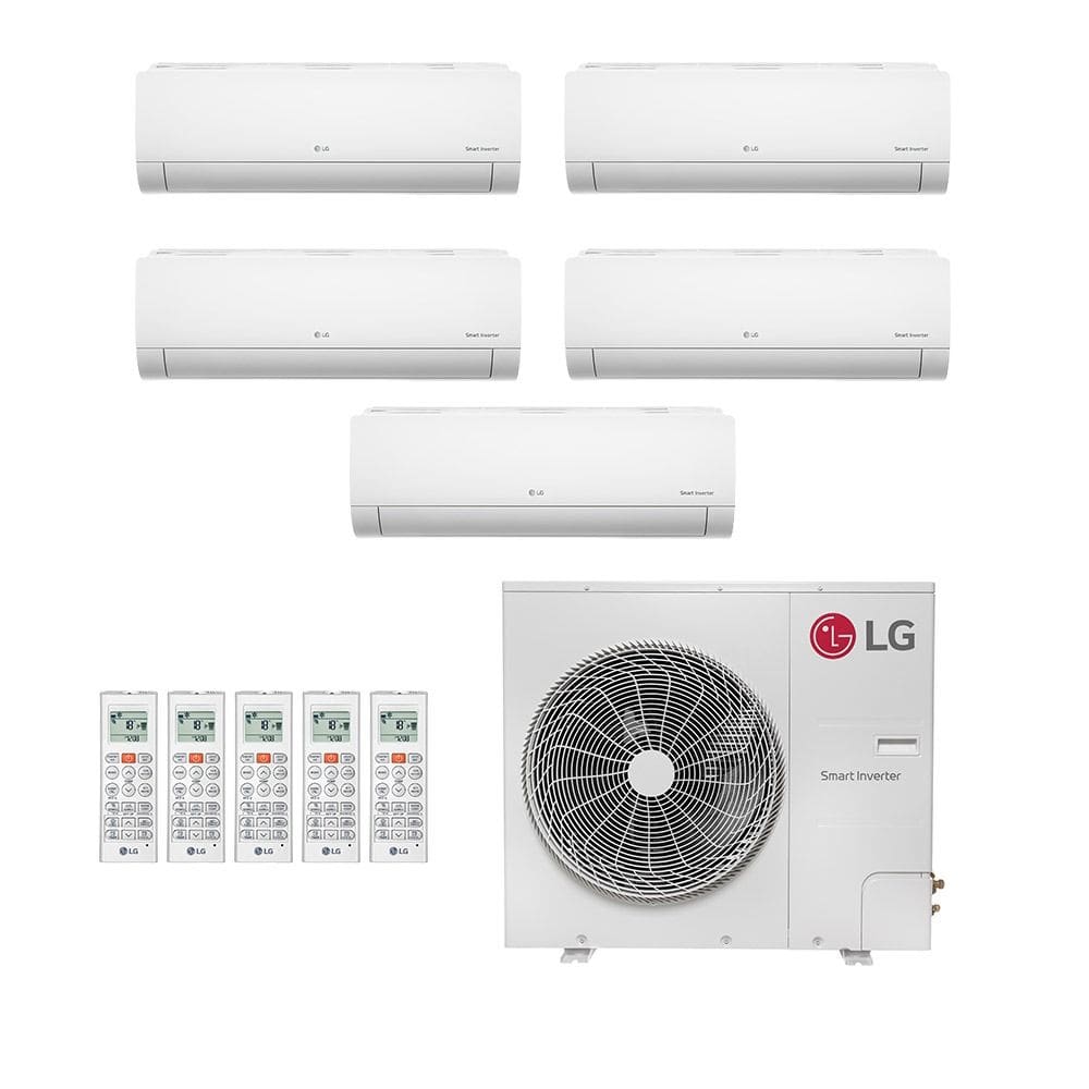 Ar-Condicionado Multi Split Inverter LG 48.000 (5x Evap HW 12.000) Só Frio 220V
