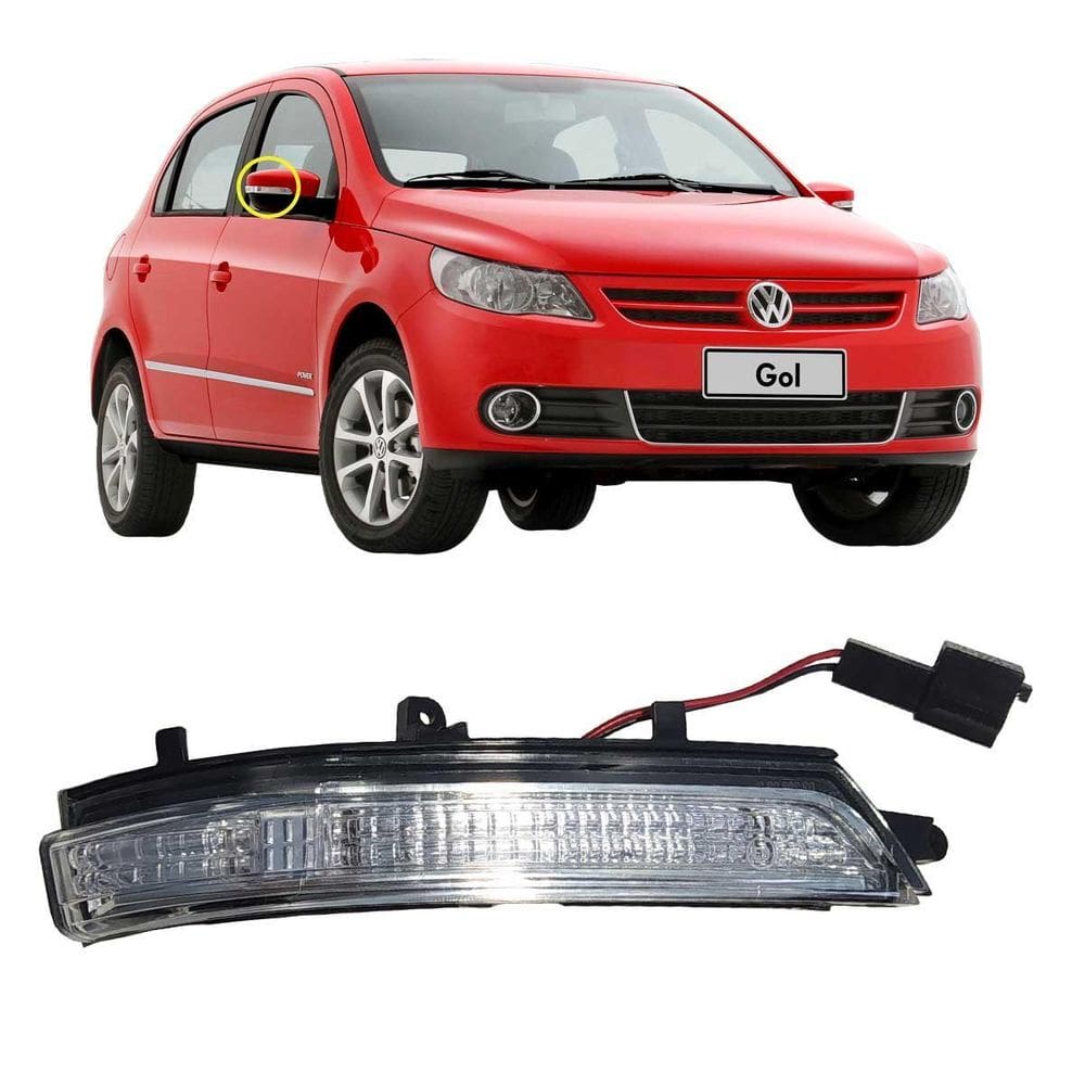 Pisca Seta Retrovisor Direito Vw Gol G5 Metagal