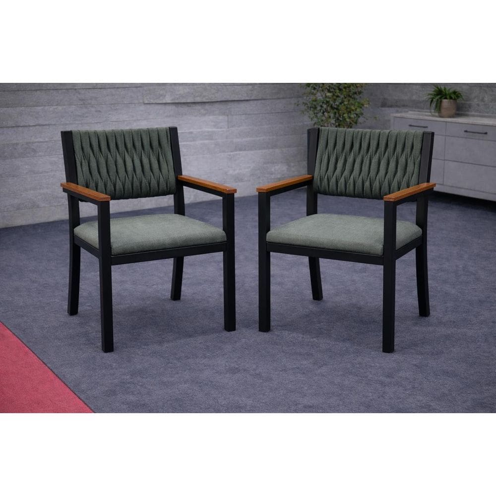 Kit 2 cadeiras náutica com braço área externa Milon Solare