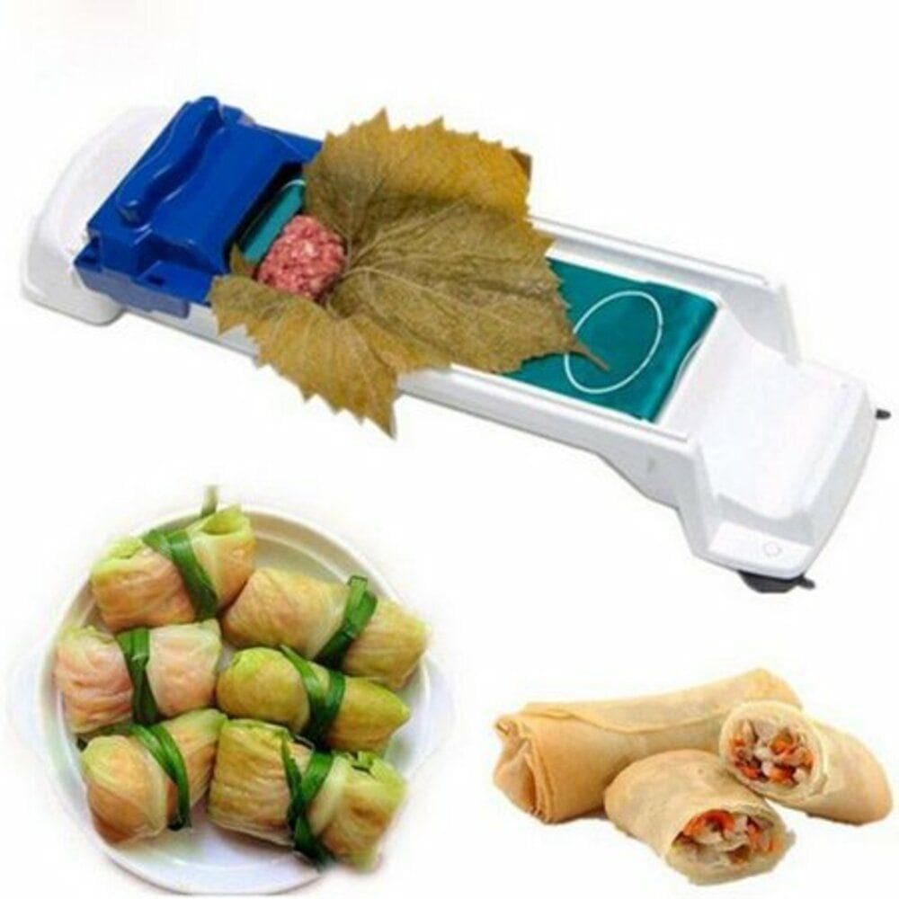Máquina De Enrolar Charuto árabe Sushi Repolho Folha Uva Esfiha Carne Vegetal Enrolador Prático