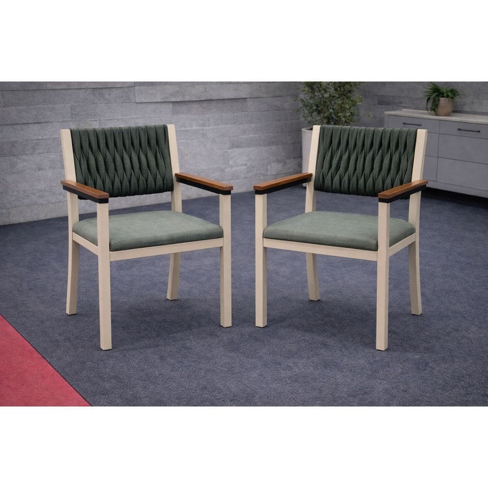 Kit 2 cadeiras náutica com braço externa Milon -bg- Solare