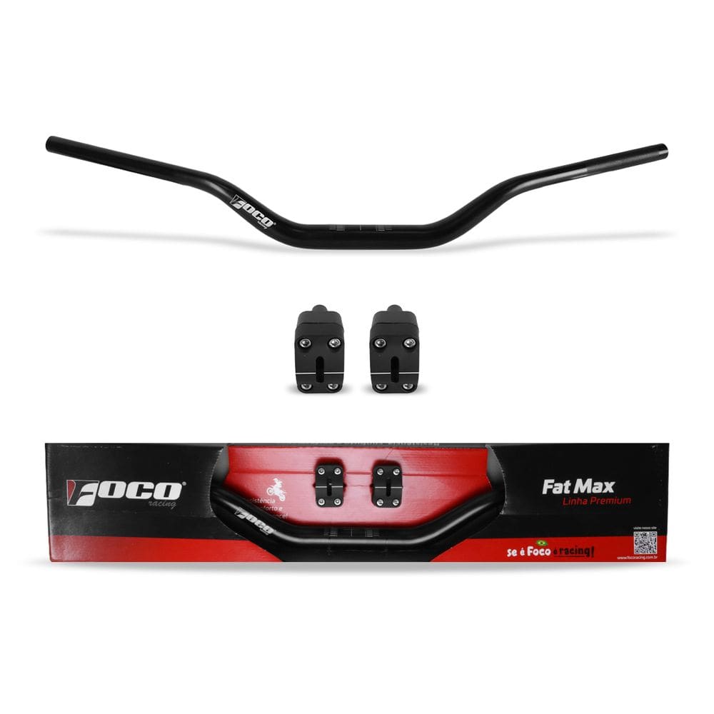 Guidão 31mm C/ Adaptador Foco Racing Premium Honda Ktm Kawasaki GasGas