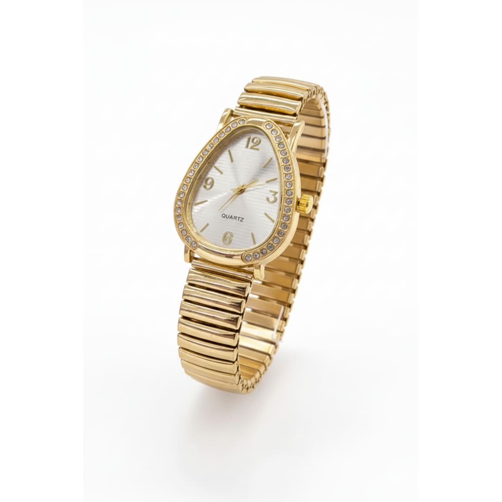 Relógio Feminino Luxo Maldivas White Cravejado 38mm