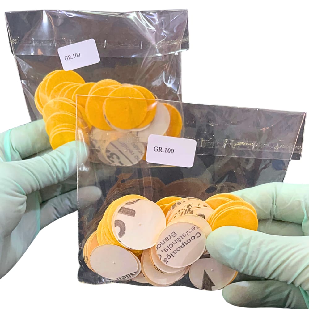 Lixa Plantar Jahnke 1 Furo Gramatura 100 | Kit com 2 Pacotes (200 Unidades)