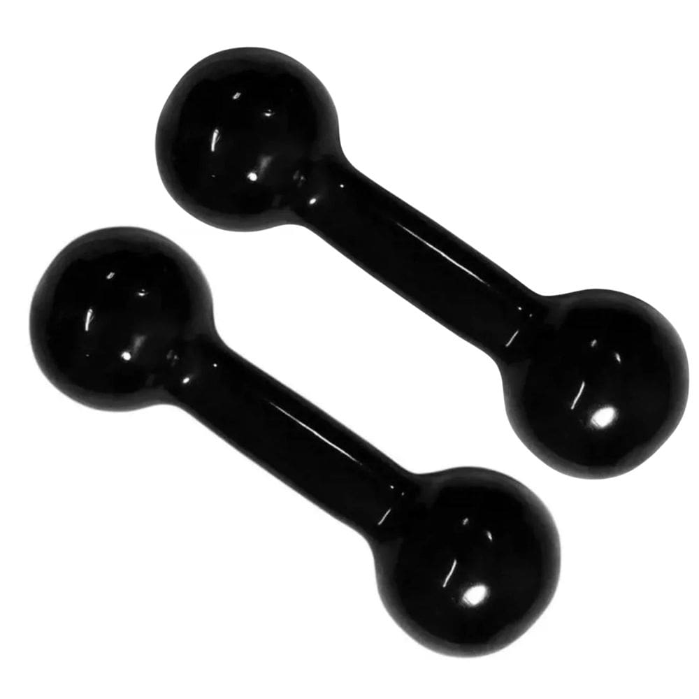 Kit 01 Par Halter Peso Emborrachado 2Kg Unibrás