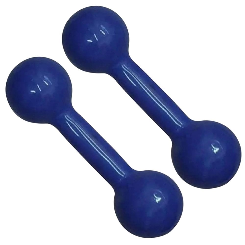 Kit 01 Par Halter Peso Emborrachado 1Kg Unibrás