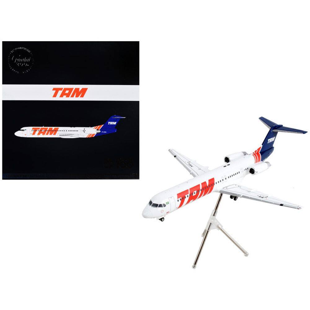 Miniatur Avião GeminiJets TAM Linhas Aéreas Fokker 100 1:400