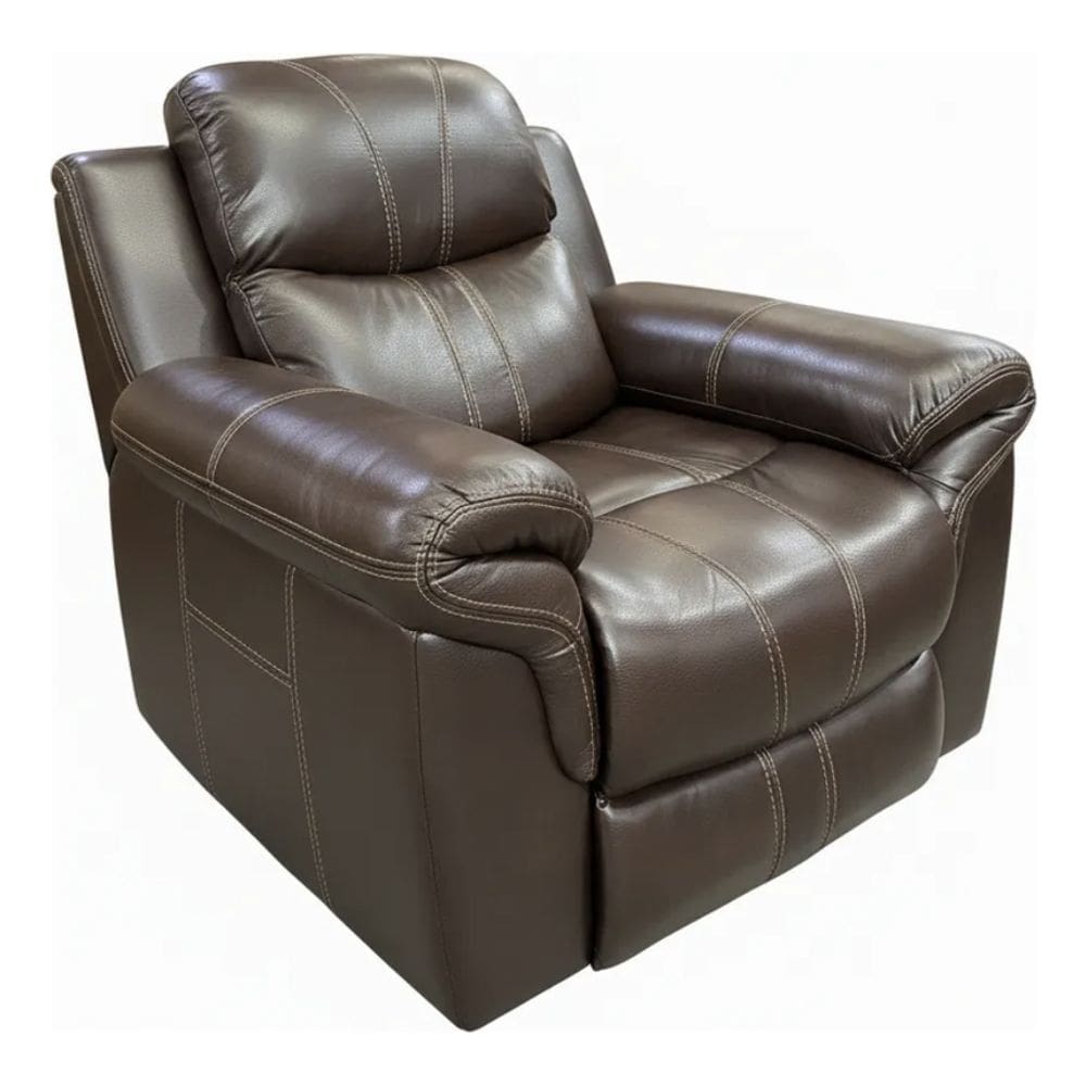 Poltrona Do Papai Reclinavel Marrom 152x95x101cm - Norfolk Marrom-escuro