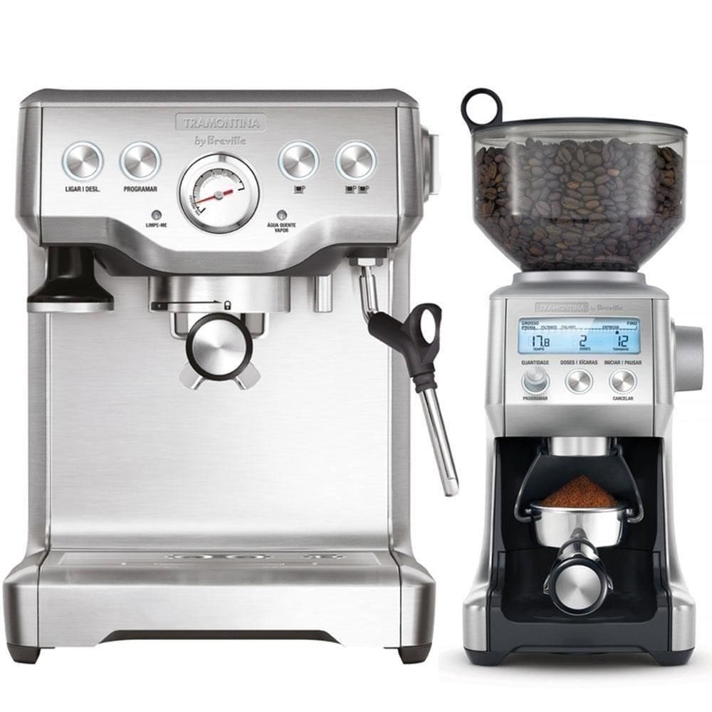 MP - Cafeteira Express Ac o Inox Breville   M