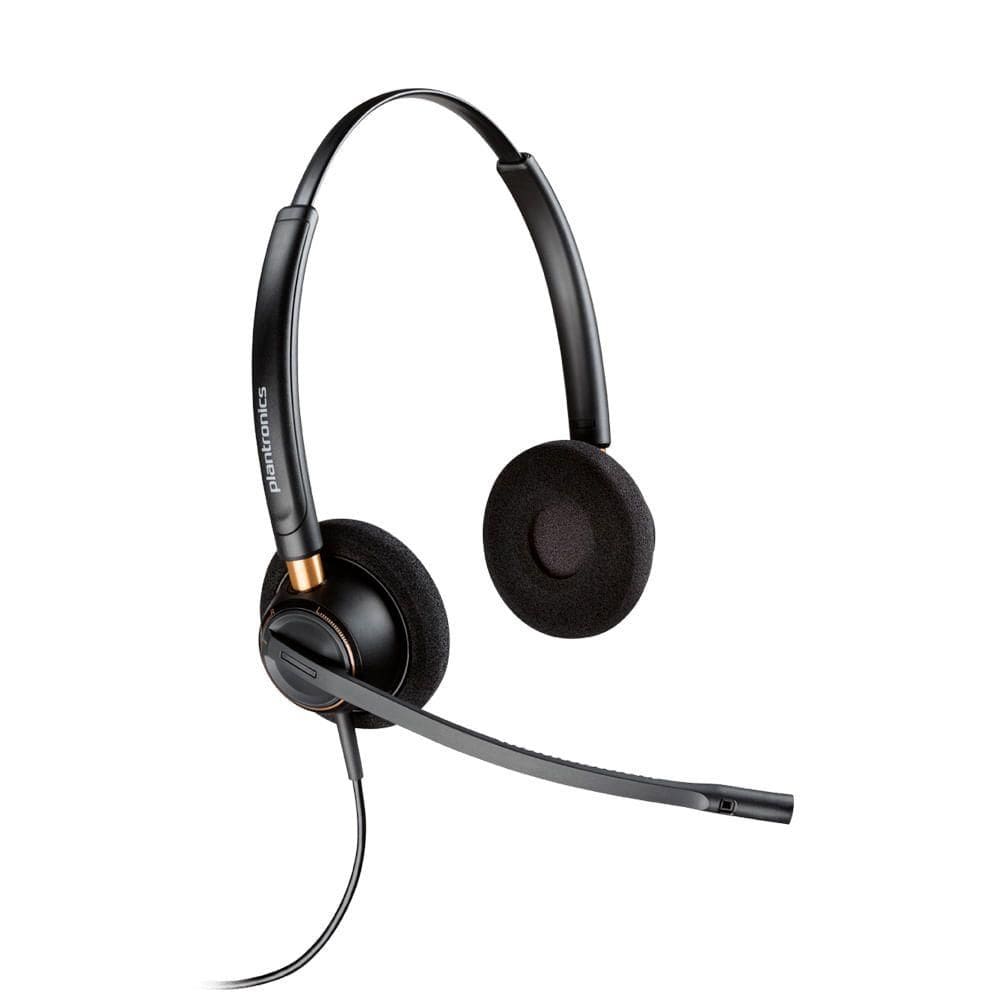 Headset com Microfone Encorepro HW520 Bi-Auricular 89434-02 Plantronics