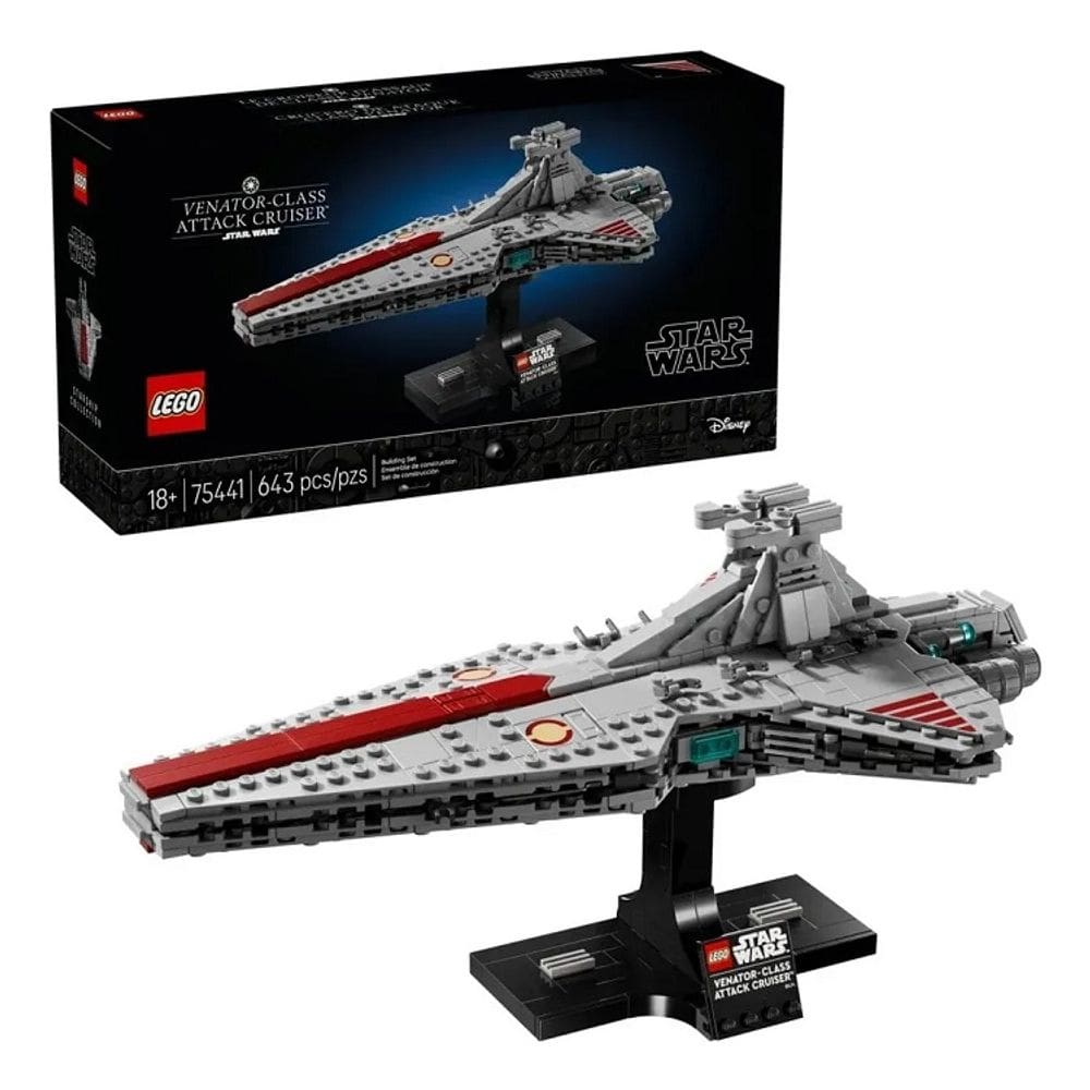 Lego 75441 Star Wars : A Vingança dos Sith - Cruzador De Ataque Classe Venator – 643 peças
