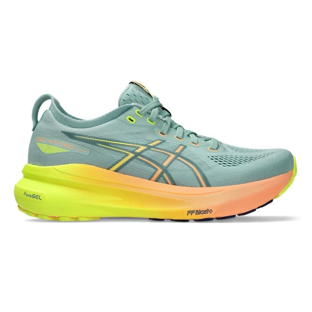 Tênis Asics Gel Kayano 31 Paris Feminino - Verde Claro+Laranja