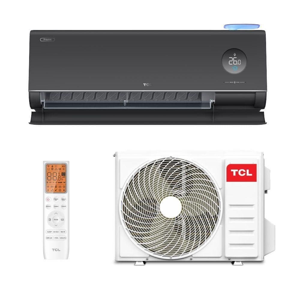 Ar Condicionado Split Hi Wall TCL Freshin 3.0 Inverter Preto 12.000 BTUs Frio 220V R-32