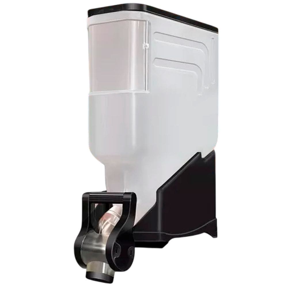 Dispenser Avulso 1 Módulo 35 Litros ou 15 Kilos Armazenamento Ração Grãos Cereais Preto Silo Pet