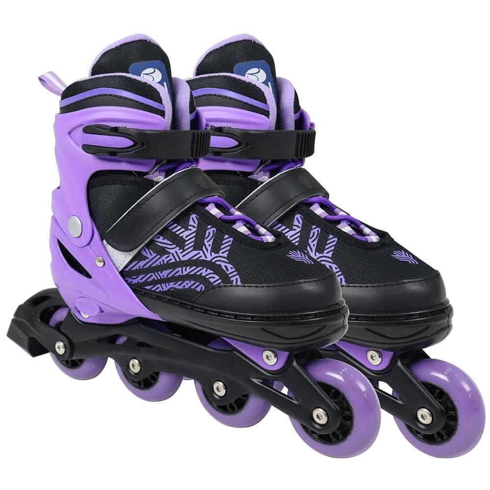 REEMBALADO: Patins Bel Inline Flexx 3.0 Ajustável 29 A 32 - Roxo