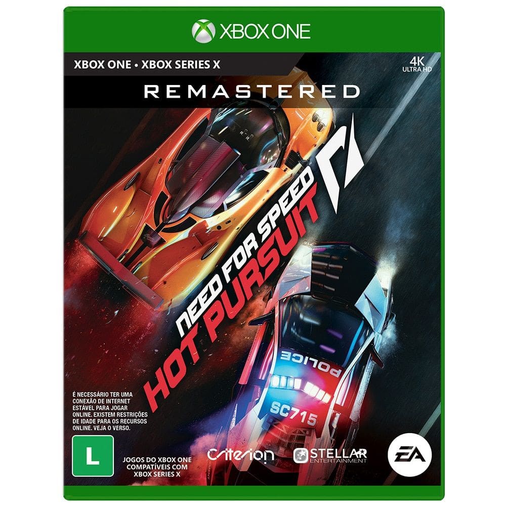 REEMBALADO: Jogo Need For Speed Hot Pursuit Remastered - Xbox One
