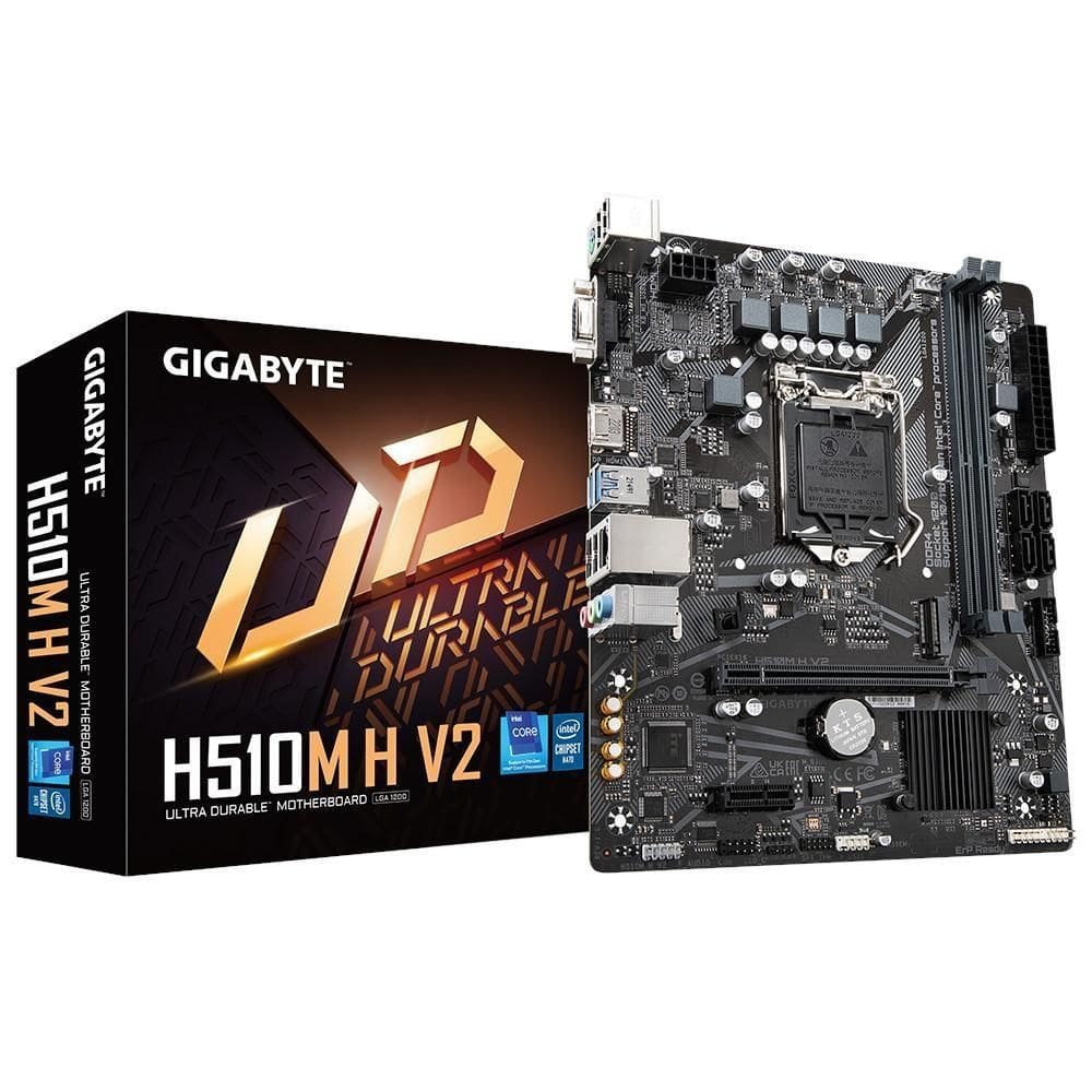 Placa Mãe Gigabyte H510M H V2, Intel LGA1200, DDR4  GIGABYTE